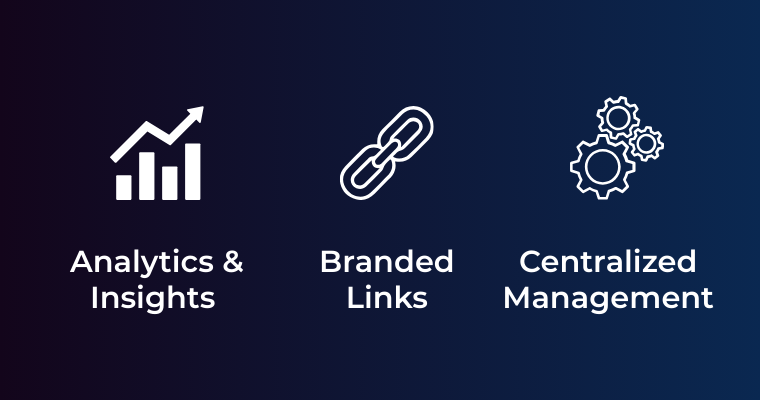 User Features - Analytics, Management, & Custom Domains